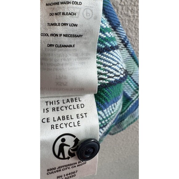 Outerknown New Blanket Shirt in Organic Ultramarine Green Arcadia XS / S - Picture 6 of 7